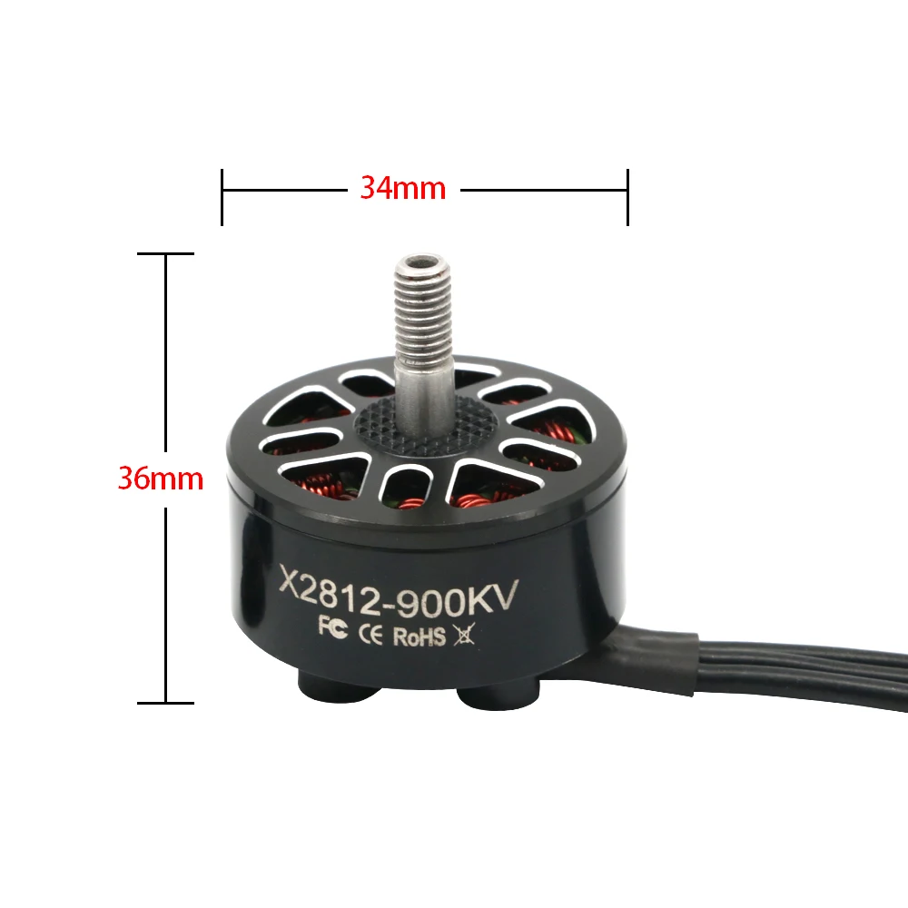 1/4 Uds X2812 2812 900KV 1115KV 3-6S Motor sin escobillas para avión multirotor RC 7 "8" 9 "FPV Drones de largo alcance