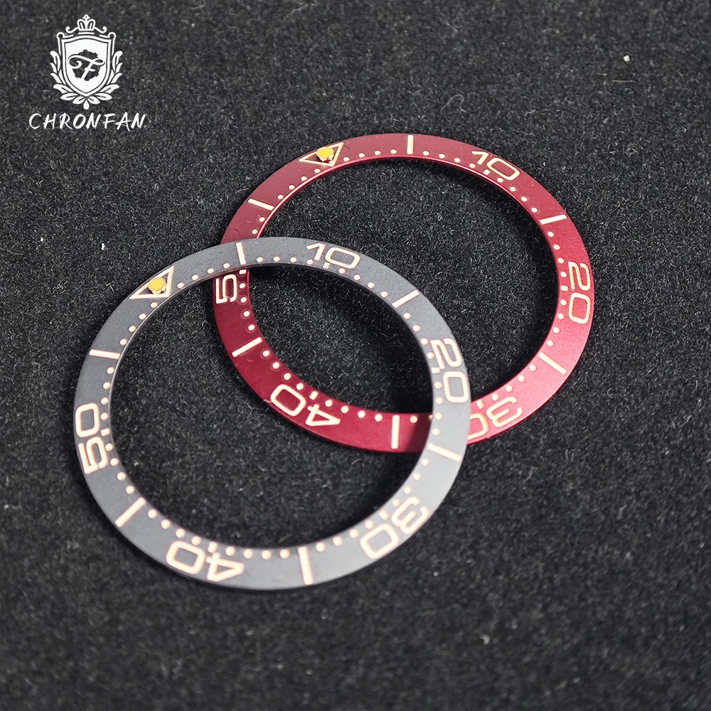CHRONFA 38*30.5mm Ceramic For Sehorse/SUB Watch Bezel Insert Ring Slope NH35 NH34 GMT Diving Men DIY Watch Part Accessories image 6