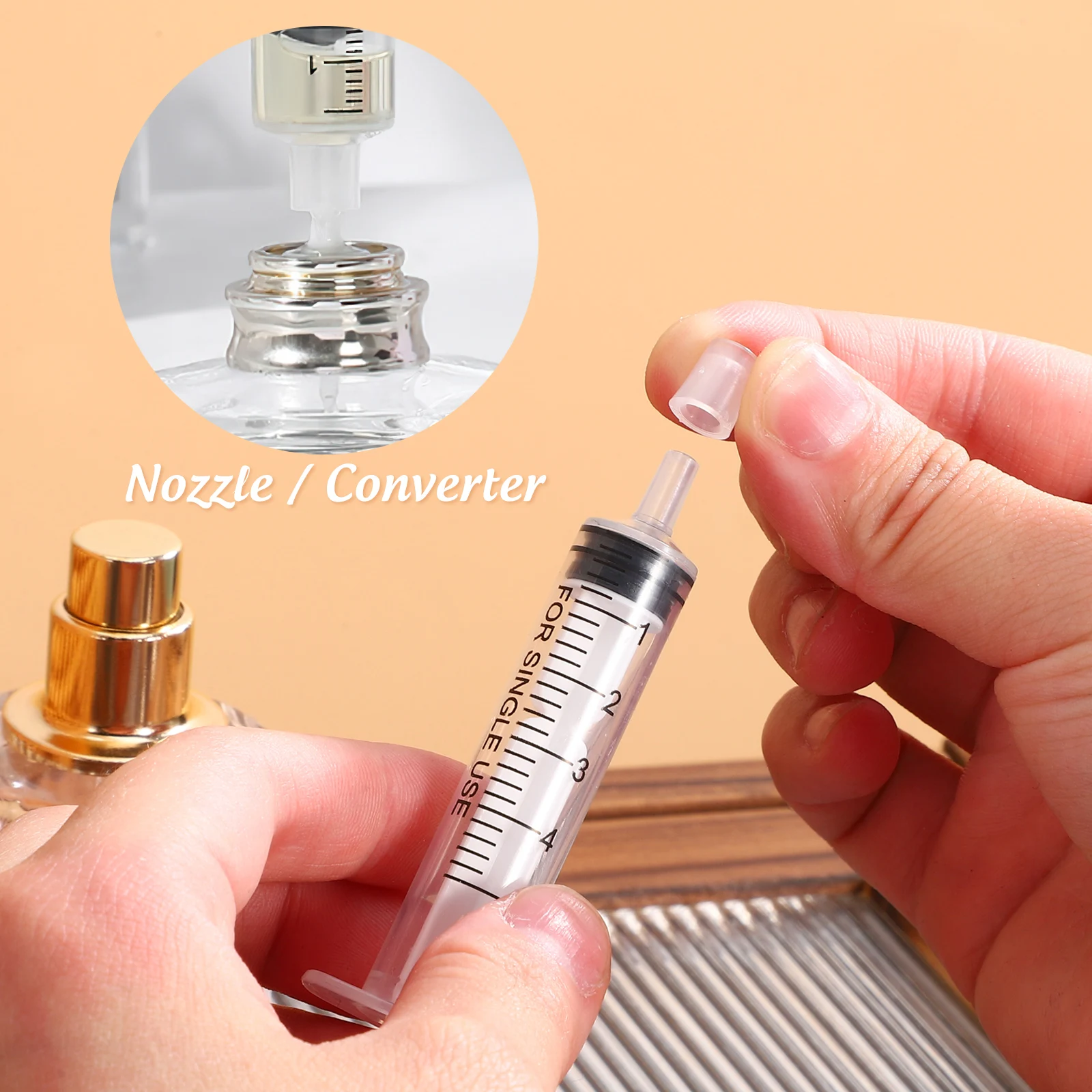 

20pcs 5ml Perfume Dispenser Essential Oils Extractor Pump Splitter Transparent Liquid Measuring