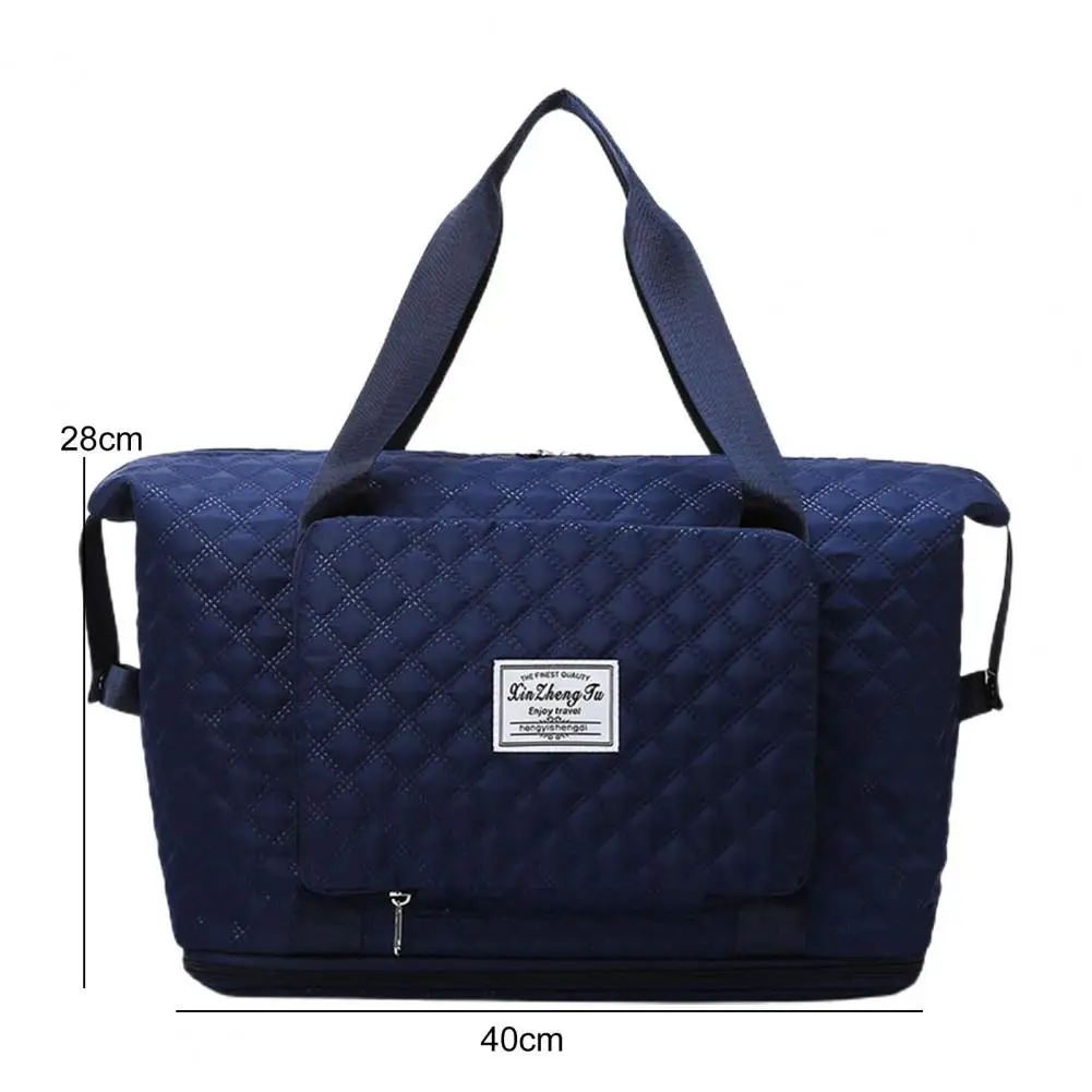 Bolsa de lona de viaje para gimnasio, bolso de hombro individual impermeable con separación en seco y húmedo, de tela Oxford, para entrenamiento