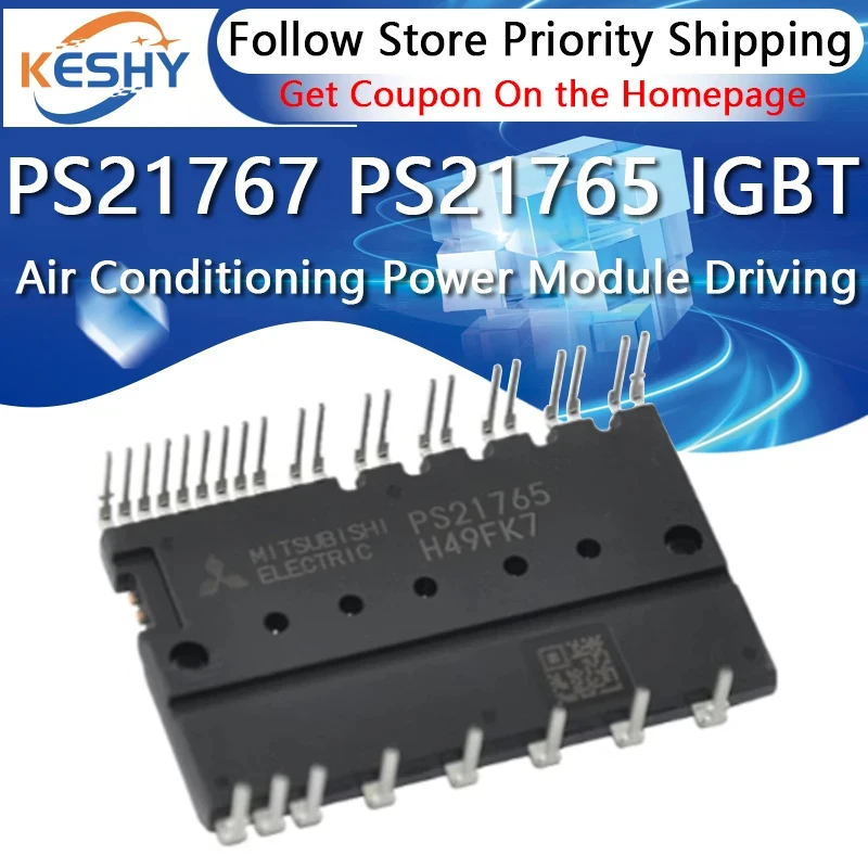 PS21767 PS21765 Novo e Original Módulo IGBT Módulo de Alimentação de Ar Condicionado de Frequência Variável Chip IC de Condução