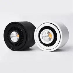 Surface-Mounted Downlights, Anti-Glare Ultra-Thin LED Spotlights, Living Room Ceiling Lights, Bedroom and Study 110V/220V 5W~28W