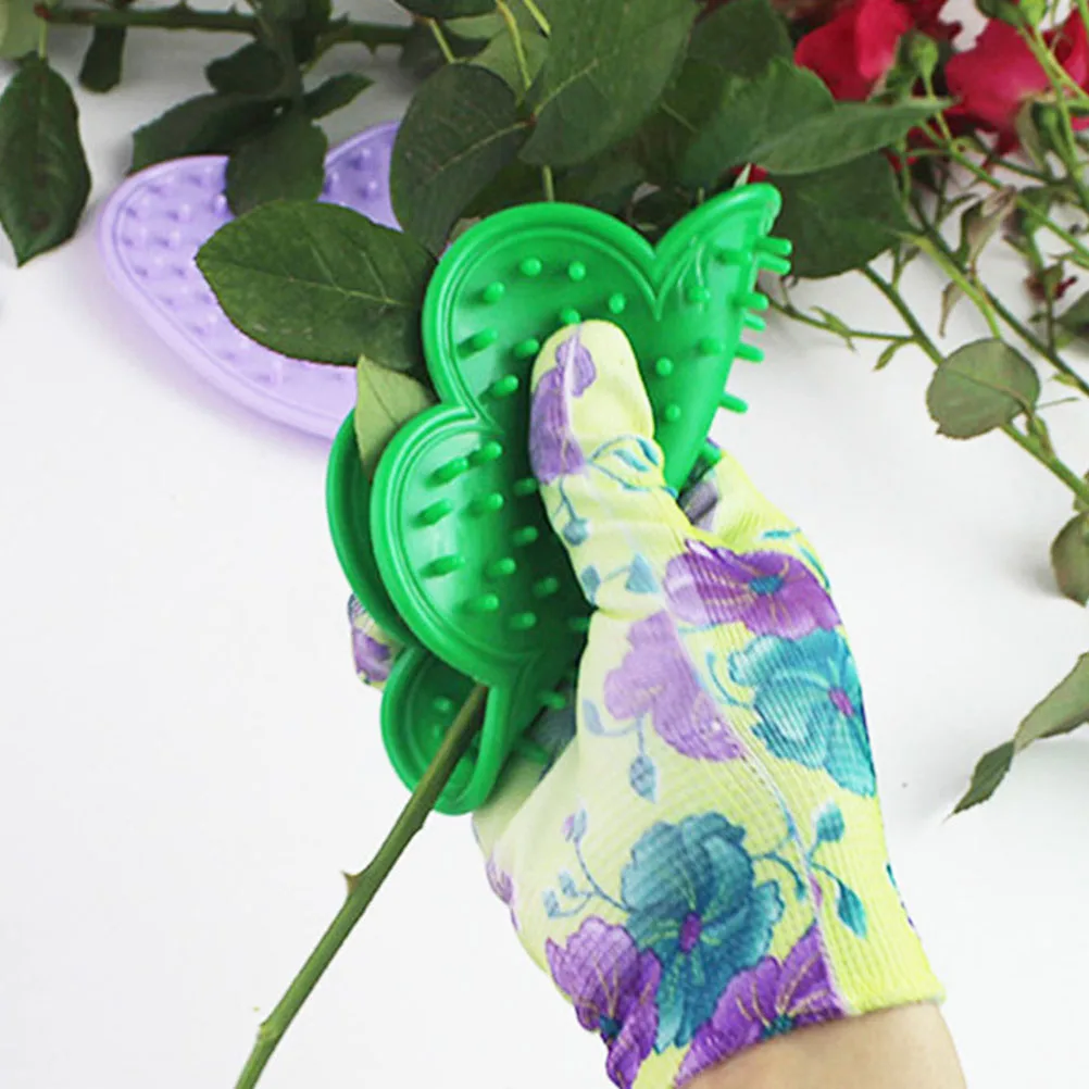 

6pcs Rose Leaf Remover Lightweight Portable Garden Trimming Tool Thorn Stripper Flower Leaf Remover Stem Cleaner