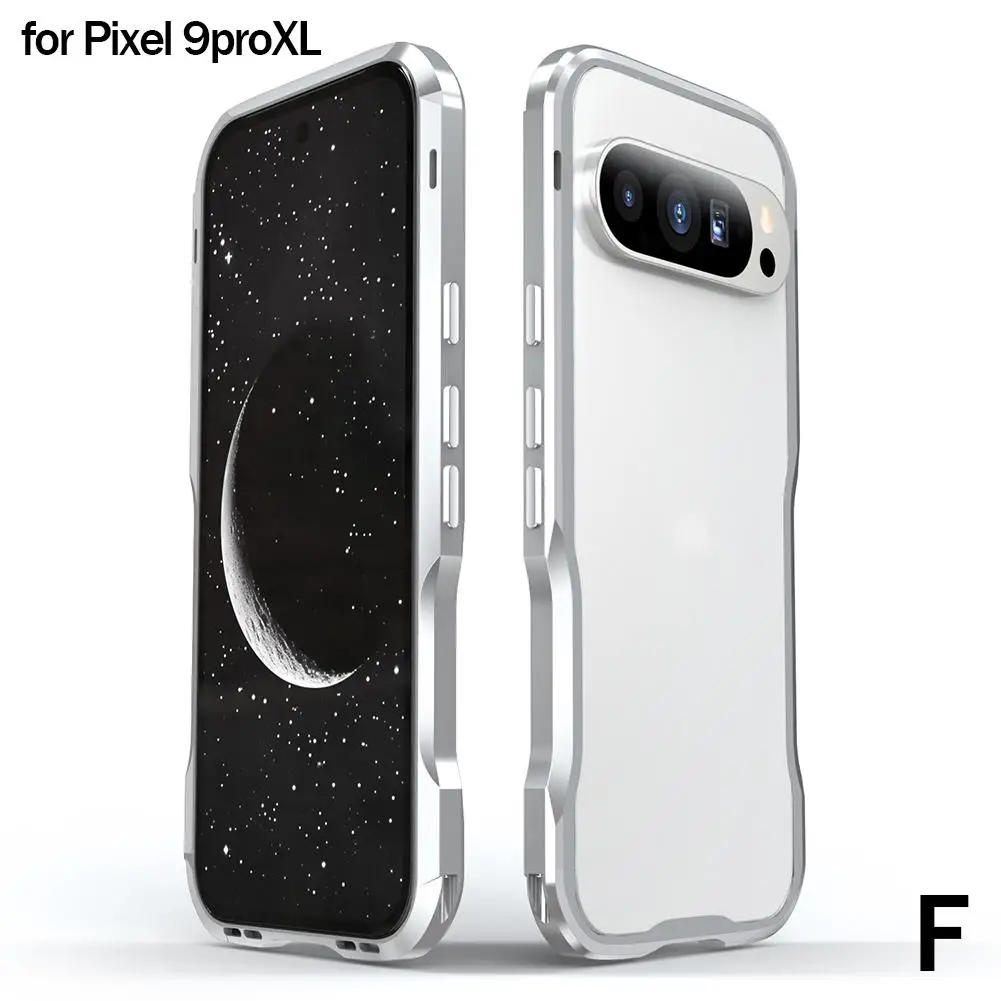 Funda de teléfono para Google Pixel 9 Pro XL, doble protección, pantalla delgada y ligera, Protector de lente de cámara, accesorios para teléfono I8M9