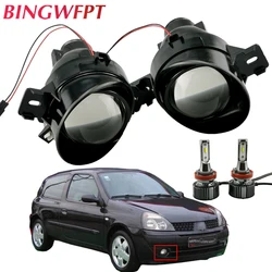 3.0 Inch Fog Light Projector Lens Bi-Xenon Lenses Adjustment Bracket H11 Lamps For Renault Megane 2/3 Duster Fluence Koleos Clio
