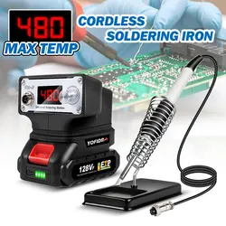 500W 480 °C Tragbare Cordless Elektrische Lötkolben Multifunktions Haushalt Elektrische Schweißen Maschine Für Makita 18V Batterie