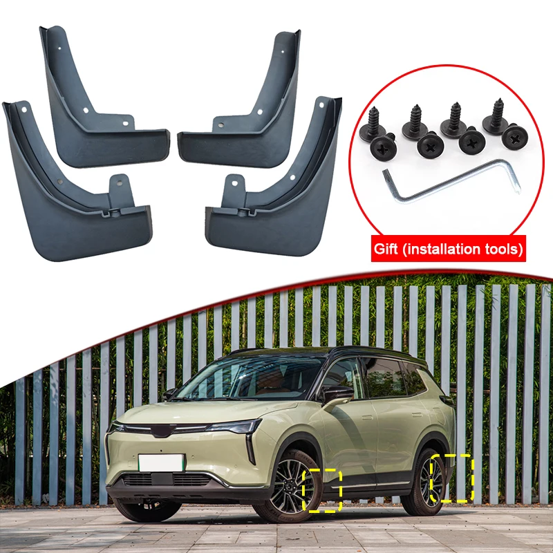 

Car Styling For Weltmeister EX5 W6 EX5-Z 2020-2023 ABS Car Mud Flaps Splash Guard Mudguards MudFlaps Front Rear Fender Accessory