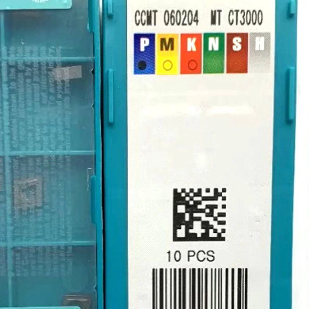 Original เครื่องกลึงโลหะ CCMT060202FA CCMT060204FG CCMT060204MT CCMT060208PC CT3000 TT9080 TT8020 คาร์ไบด์แทรกเครื่องมือทํางาน
