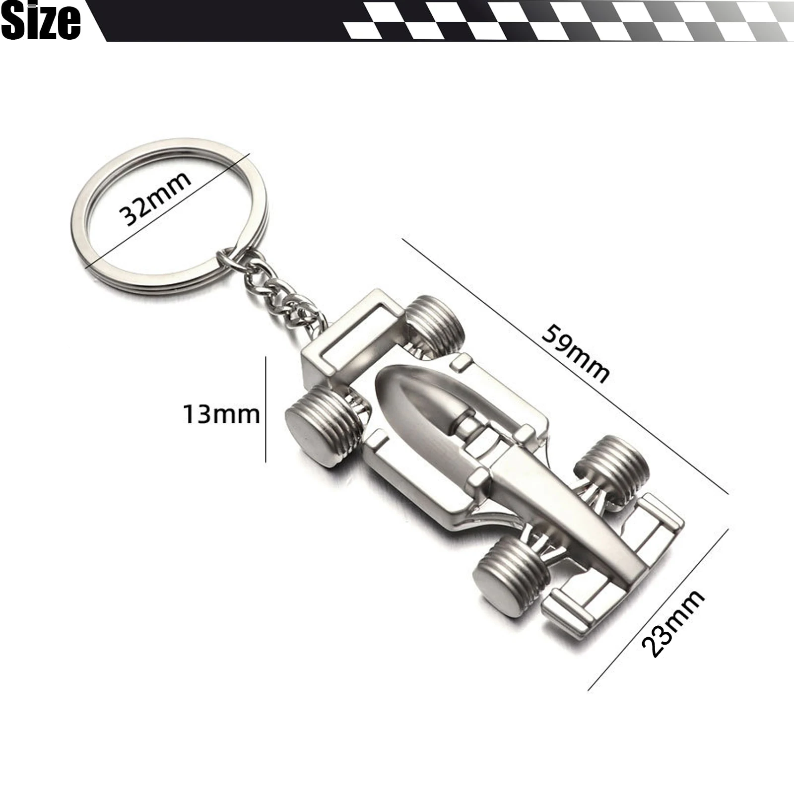20Pcs F1 Car Key Ring for Gifting – Sports Car Model Keychain for Collectors and Friends