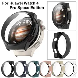 PC Watch Protective Case Cover For Huawei Watch4 Pro Space Edition Shockproof Full Screen Protector Shell /W Tempered Film