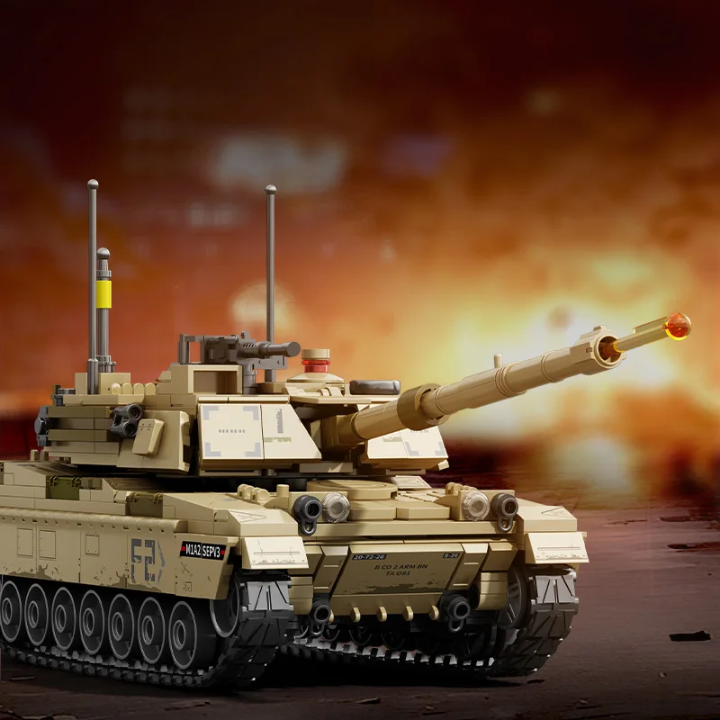 Sembo bloco tanque série militar blocos de construção moc modelo kit para meninos ideias de veículos de engenharia do exército para crianças presentes do menino