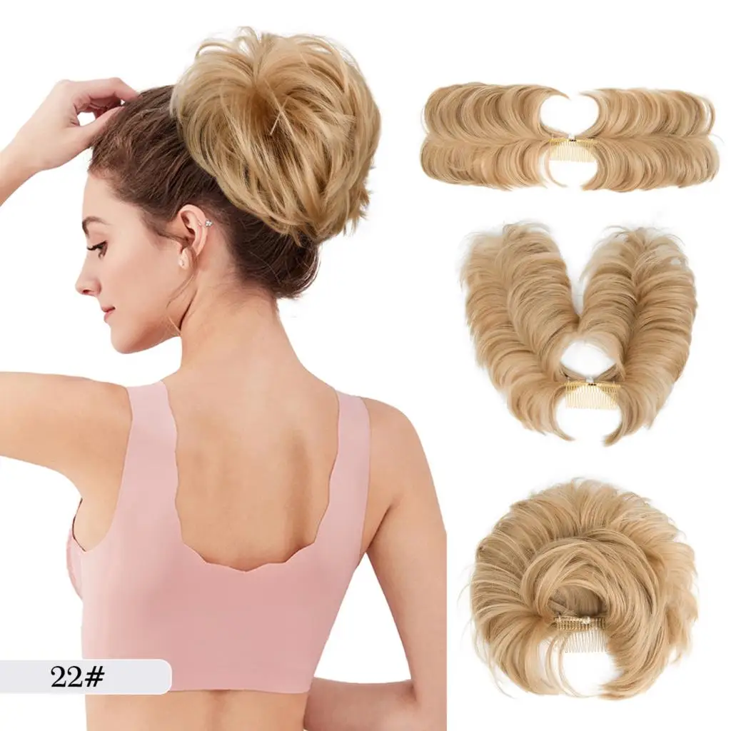 Women's Adjustable Ponytail Scrunchie Hairpiece, Short Extension