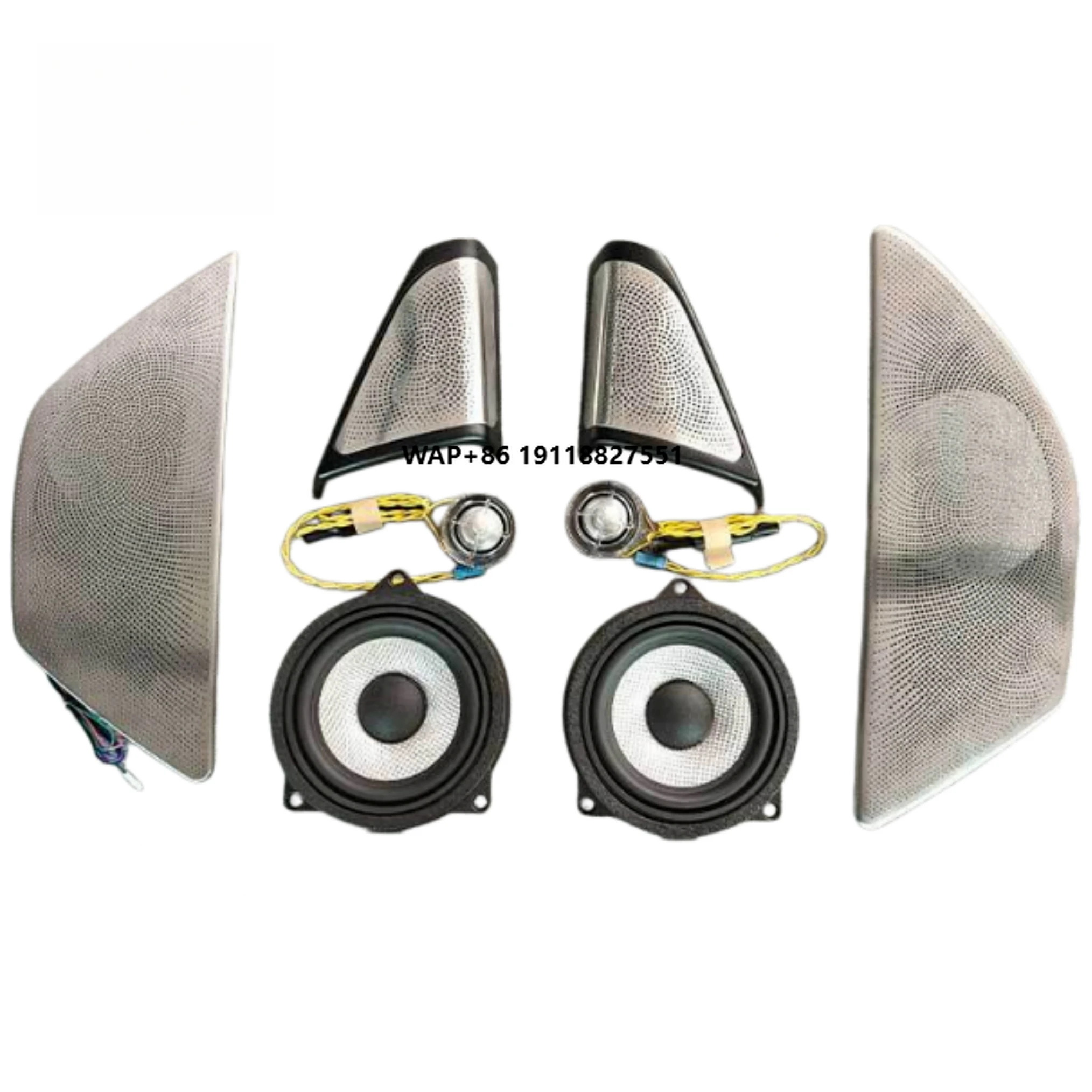 Decoration Tweeter Speaker Cover Luminous Ambient Light Car Door Speaker Cover Suitable for  Series 5 F10 F11 Cover Panel