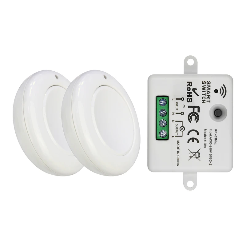 RF wireless lighting remote control switch  AC85V 110V 120V 220V    receiver  transmitter power on Light bulb/incandescent lamp