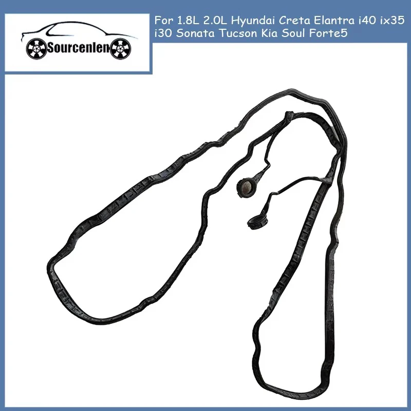 Valve Cover Gasket For 1.8L 2.0L Hyundai Creta Elantra i40 ix35 i30 Sonata Tucson Kia Soul Forte5 224412E210 22441-2E210