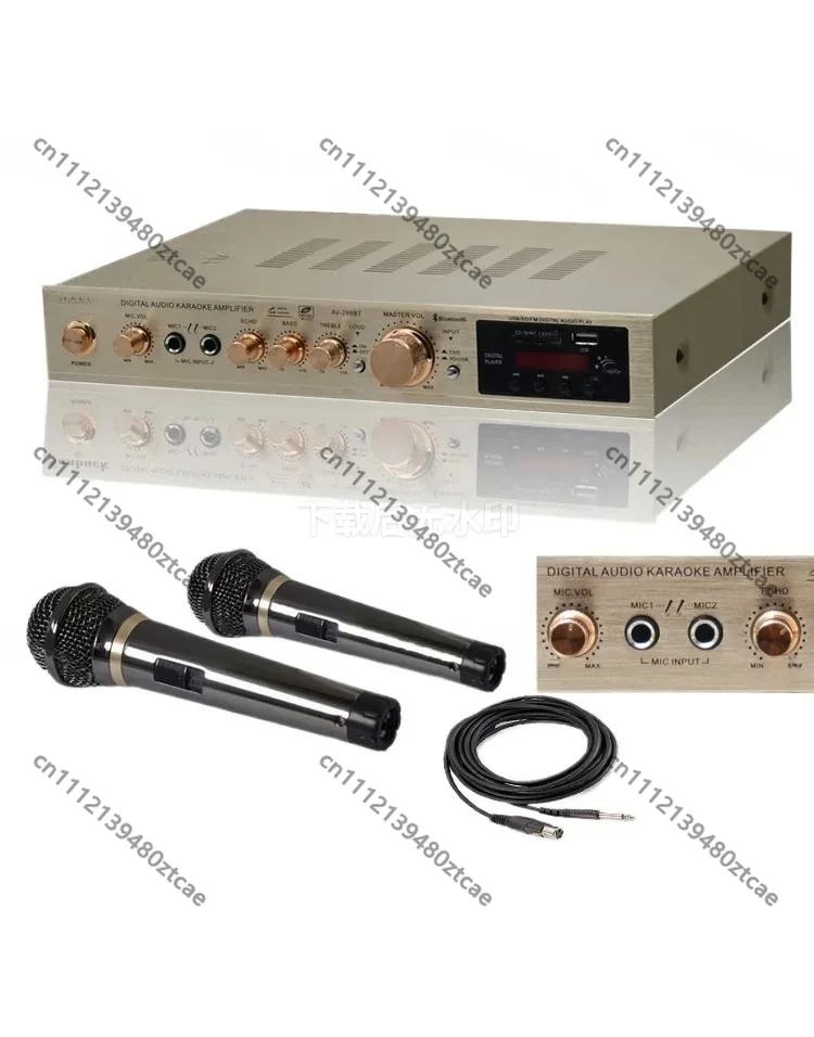 5 Channel Home Theater High Power Amplifier Bluetooth Stereo Audio Amp Stage Household Sound Player