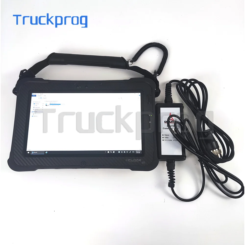 Xplore Tablet + For Deutz  Communicator OBD Adapter with SerDia Software for Controllers EMR 2/3/4 Diagnostic Tool