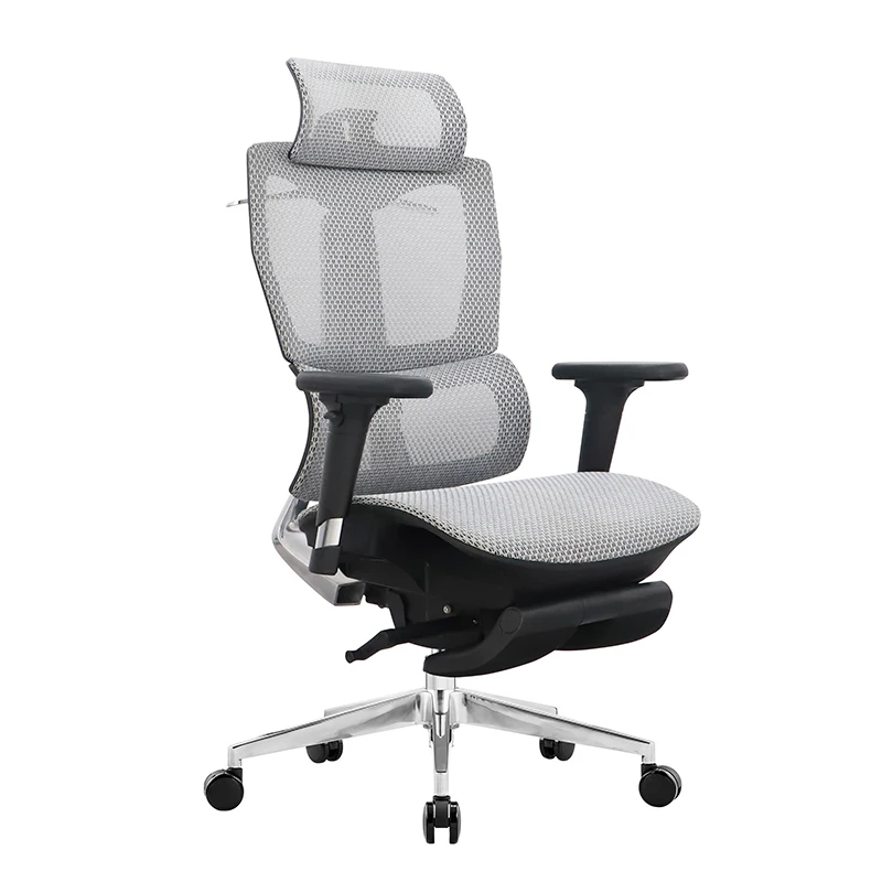 OEM ODM Customized Colors Hot Selling Ergonomic High Back Sleeping Full Mesh Office Chairs With Foot Rest