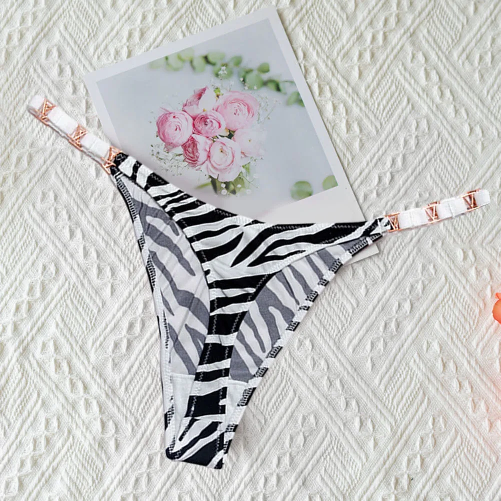 

Women's Sexy Low Waist High Cut G-strings Thongs Underwear Female Comfortable Panties Lingerie Bikini Briefs