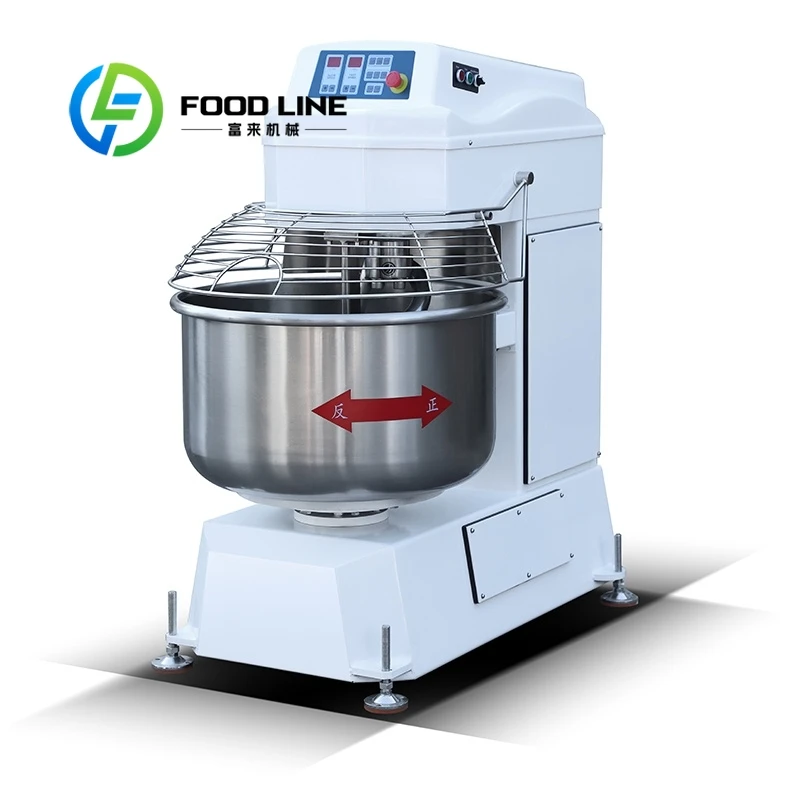 15/25/50/75/100/125kg Table Top Bakery Planetary Commercial Electric Pizza Machine Industrial Spiral Commercial Dough Mixer