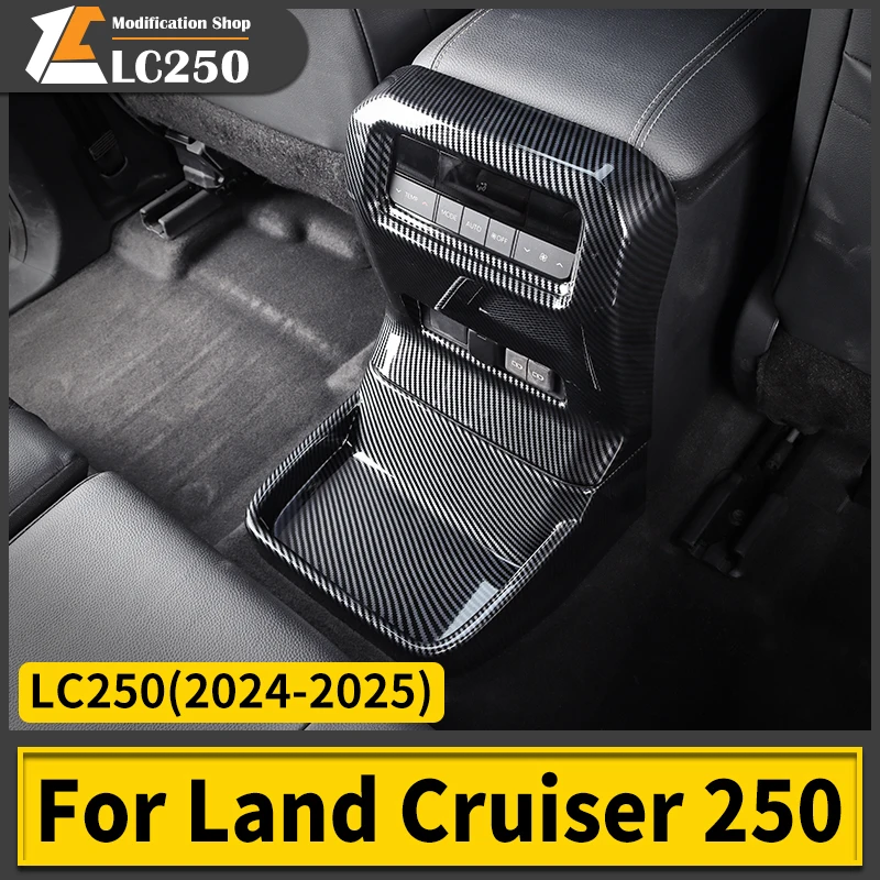 

For Toyota Land Cruiser 250 2024 1958 Prado LC250 Armrest Box after Air Vent Protective Cover,Interior Upgraded Accessories