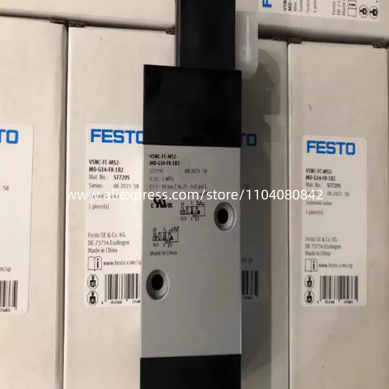 New original Festo Valve 577257-VSNC-FC-M52-MD-G14-F8 577295-VSNC-FC-M52-MD-G14-F8-1B2 8030802-VACF-B-B2-1 8030811-VACF-B-C1-1