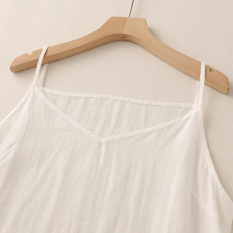 Feminino linho v-ne cinta dr verão solto a linha midi dr algodão mistura de linho confortável camada base longa dr