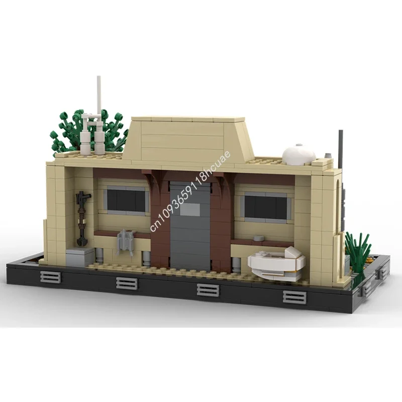 

720pcs MOC Din Nevarro Homestead Diorama Star Battle Building Blocks Christmas Master Series Collector Edition Model Brick Gift