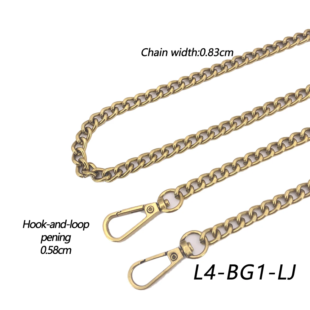 Bag Accessories Bronze Bag Chain Ladies Messenger Bag Handbag Shoulder Bag Chain Metal Chain Replaceable Chain DIY Accessories