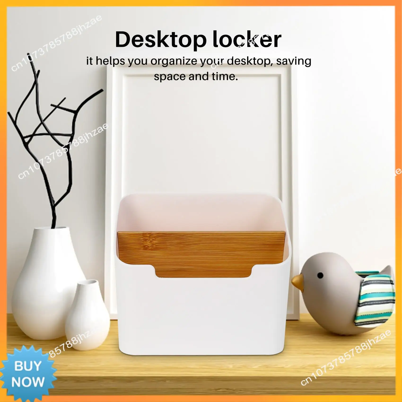 A10R Remote Control Holder Desk Storage Organizer Box Container For Desk, Office Supplies, Home