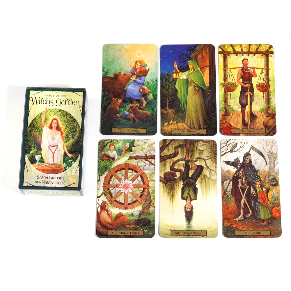 2024 Tarot of the Witch\'s Garde Manifestation and Magic Await You in the Witch\'s Garden Unlock the Latent Magic Thriving Inside