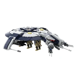 HMP Droid Gunship Building Blocks Movies Robot Armed Helicopter Model DIY Bricks Space Wars Sets Toys Gift for Kids Adult