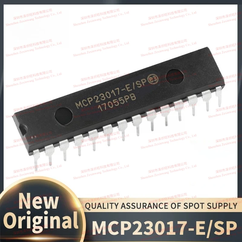 (10Pcs/Lot) 100% New Original MCP23017-E/SP MCP23017 E/SP DIP-28 Chipset