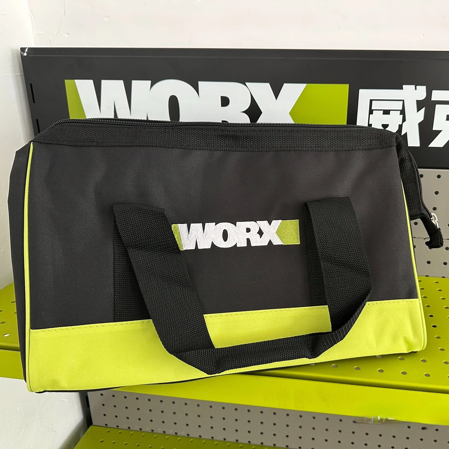 Imagem -04 - Worx-bolsa para Ferramentas com Dupla Camada Tecido Oxford Fio de Aço Impermeável Anti-queda Bolsas de Armazenamento Eletricista Wu388