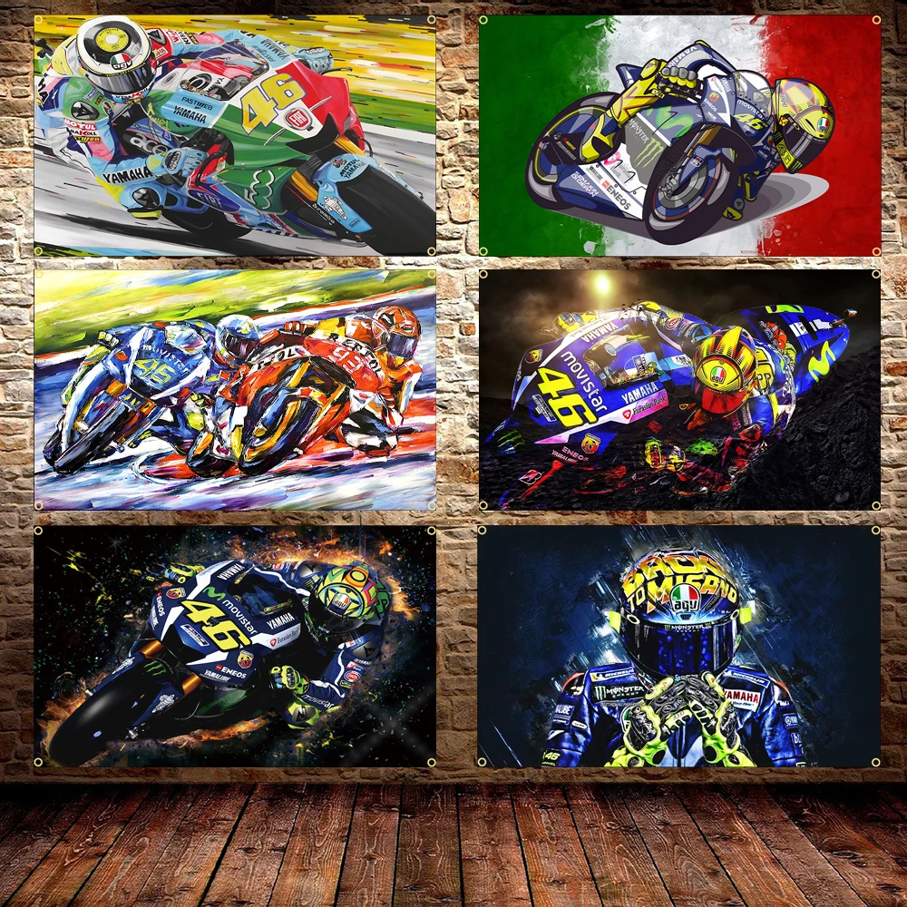FLAGDOM 90X150CM 3X5Ft легендарный мотоциклист флаг полиэстер печать мото плакат баннер для декора гобелен