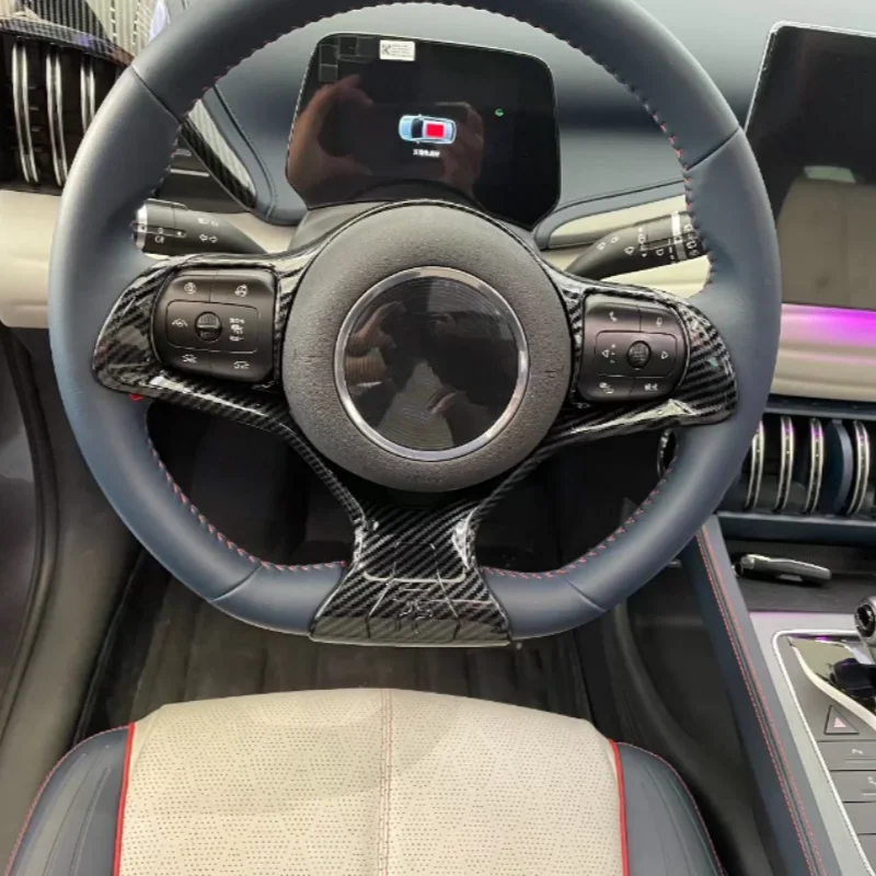 

L/RHD Car Full Set Carbon Interior Trim Window Lift Central Console Gear Shift Panel Cover For BYD ATTO 3 Yuan Plus 2022-2023