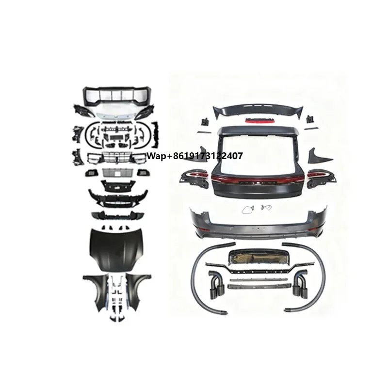 2011-2017 SUV Karosserie-Upgrade-Kit 9Y0.2 Stil Frontlippe Heckdiffusor Seitenschweller