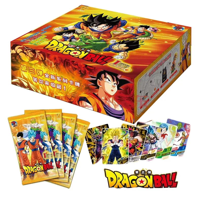 

Bandai Anime Dragon Ball Z Super Saiyan SSP SP Flash Card Son Goku Kids Toy Hero Game Cards For Family Christmas Gifts