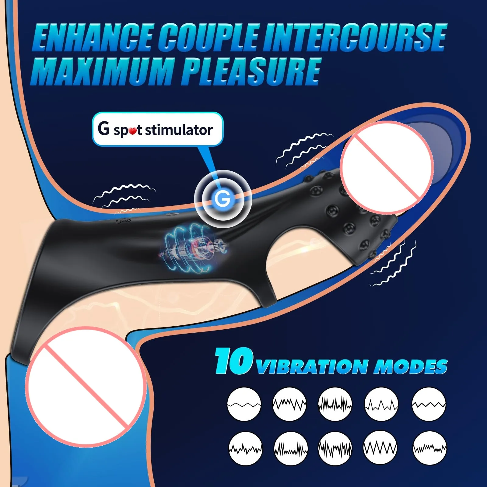 SENSIVO Male Remote Vibrating Cock Silicone Sleeve Ring Delay Ejaculation Penis Enlargement Sex Toys For Men Testicle Vibrator