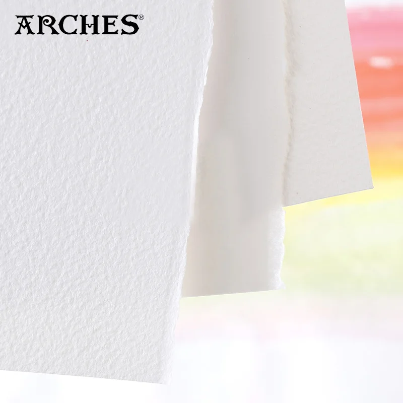 France ARCHES watercolour paper 300g fine/medium/rough 100% cotton 4k 2K acuarela papel artist painting tools art supplies