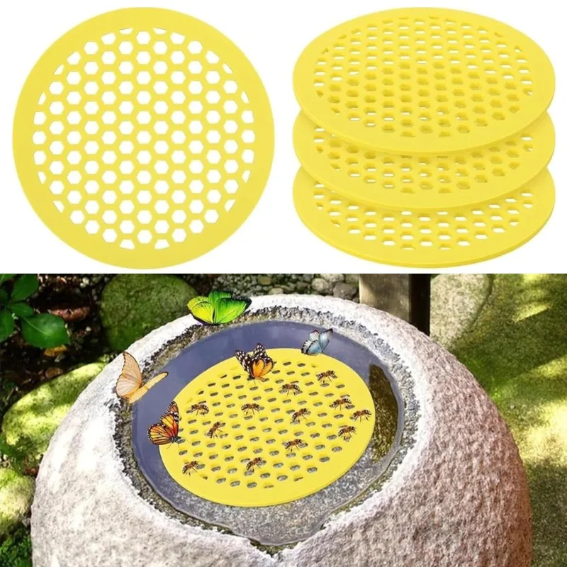 4 Stück Insektentröge, Bienentränken für den Garten, Schmetterlingsfutter für den Garten, Bestäuber-Wasserstation für Bienenhäuser