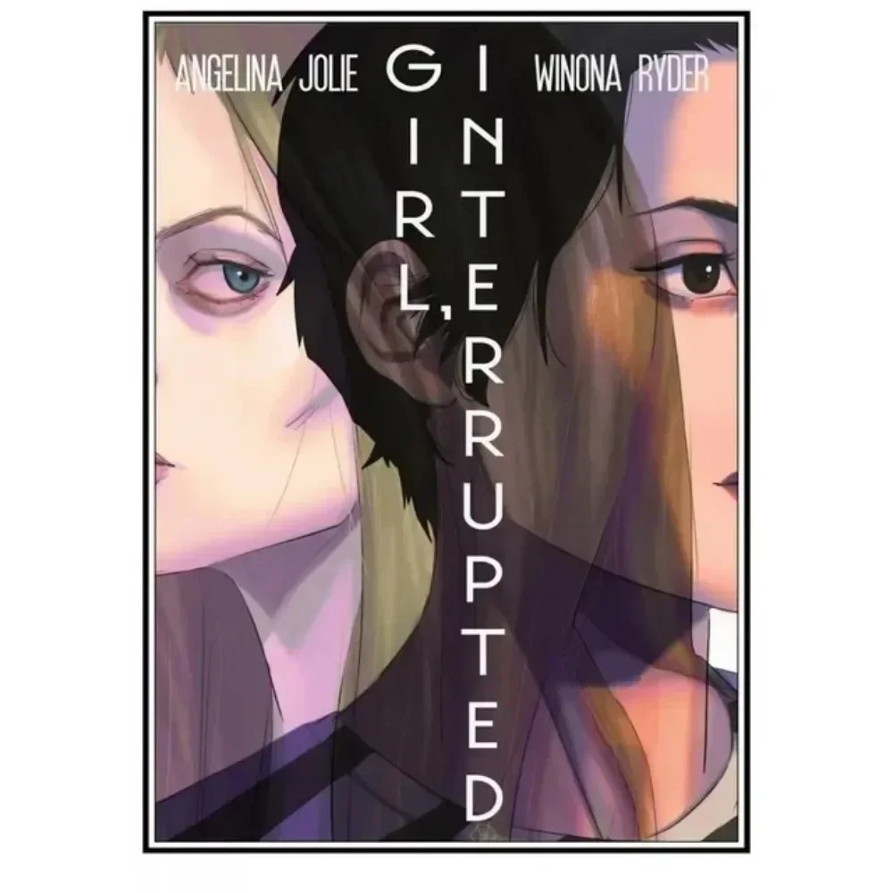 فتاة متقطعة الفيلم المشارك طباعة حائط لوح رسم صورة فنية خمر غرفة المعيشة الحديثة المنزل مضحك الديكور جدارية #4