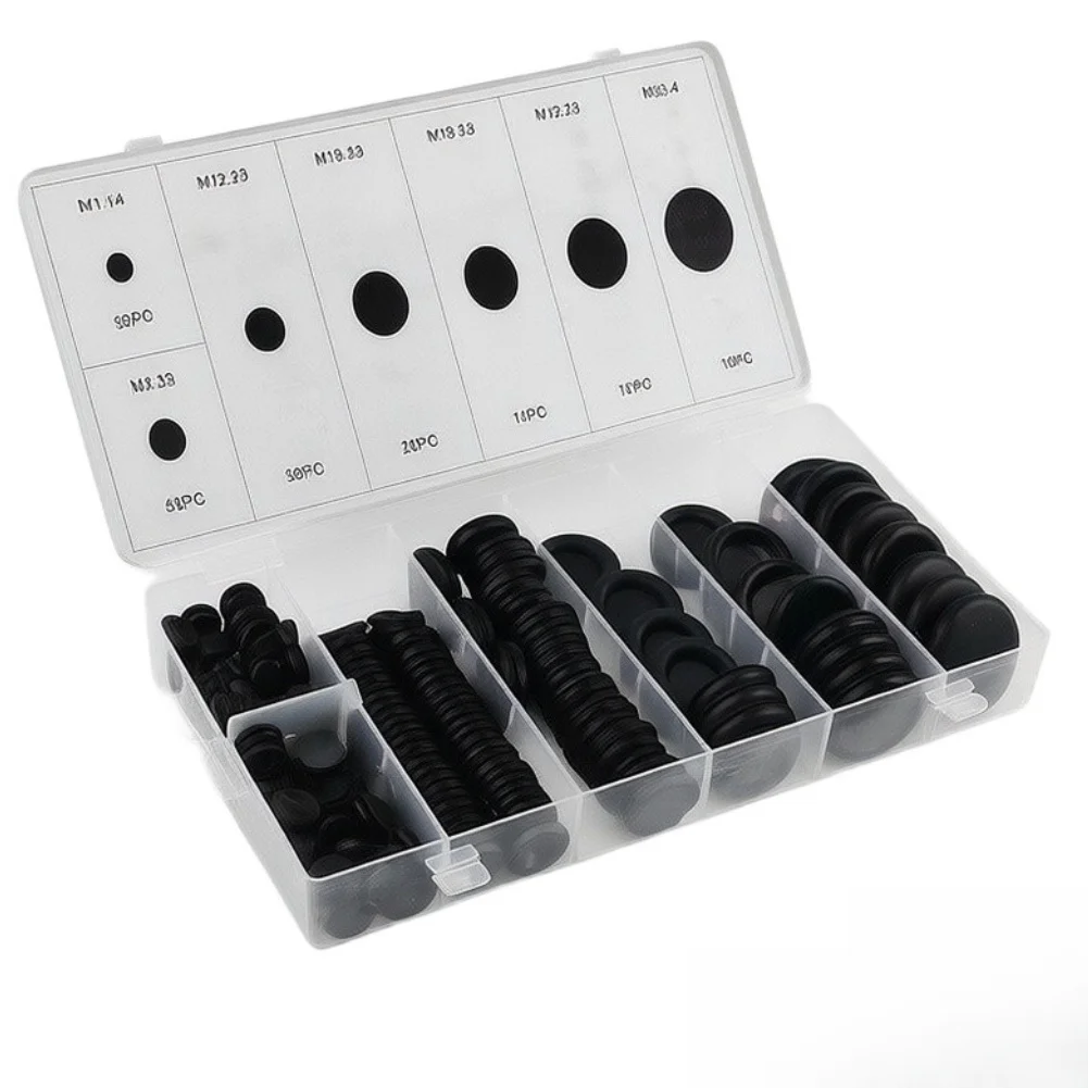 /Car /Power /Wiring /Gasket Assortment Kit 170Pcs Rubber Grommet Firewall Hole Accessories Chassis Parts
