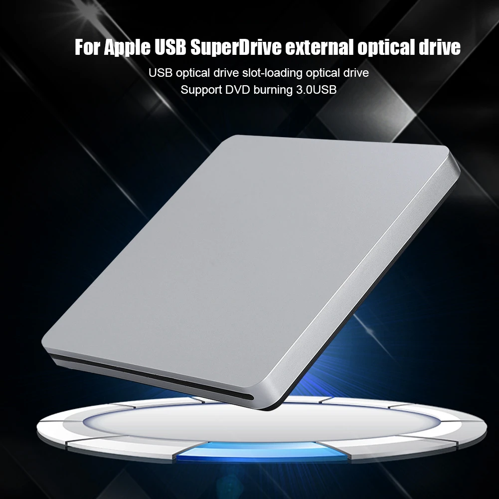 Driver de CD externo DVD externo USB 3.0 Data Slot externo Carga DVD CD Driver para Mac