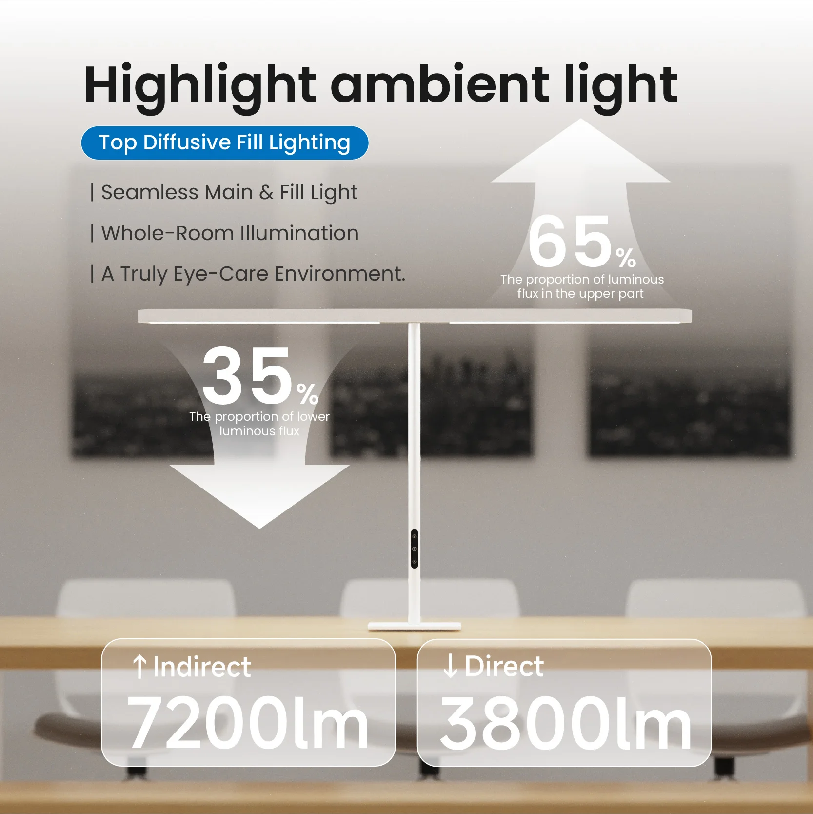 Office Desk Lamp Soft Lighting for Table Reading Study Handicrafts Manicure Desk Task Lighting Adjustable Touch Control Lamp