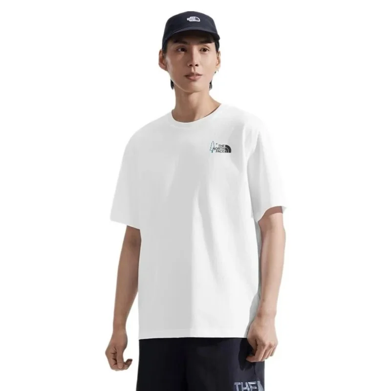 The North Face SS25 Outdoor Line Art Bear Back Print Breathable Short Sleeve T-Shirt
