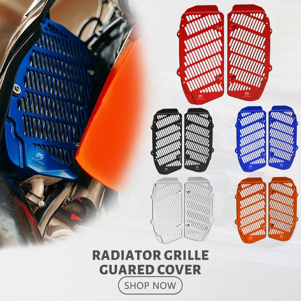 

Motocross CNC Radiator Grille Guard Cover New FOR 300XC-F 2016-2017 350 XC-F FACTORY 2022-2023 250EXC 2017-2019 300EXC 2017-2021
