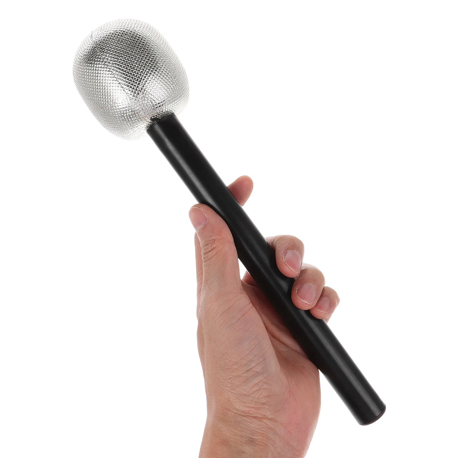 Pretend Microphone Prop Glitter Fake Party Accessories Funny Props Decoration Accessory