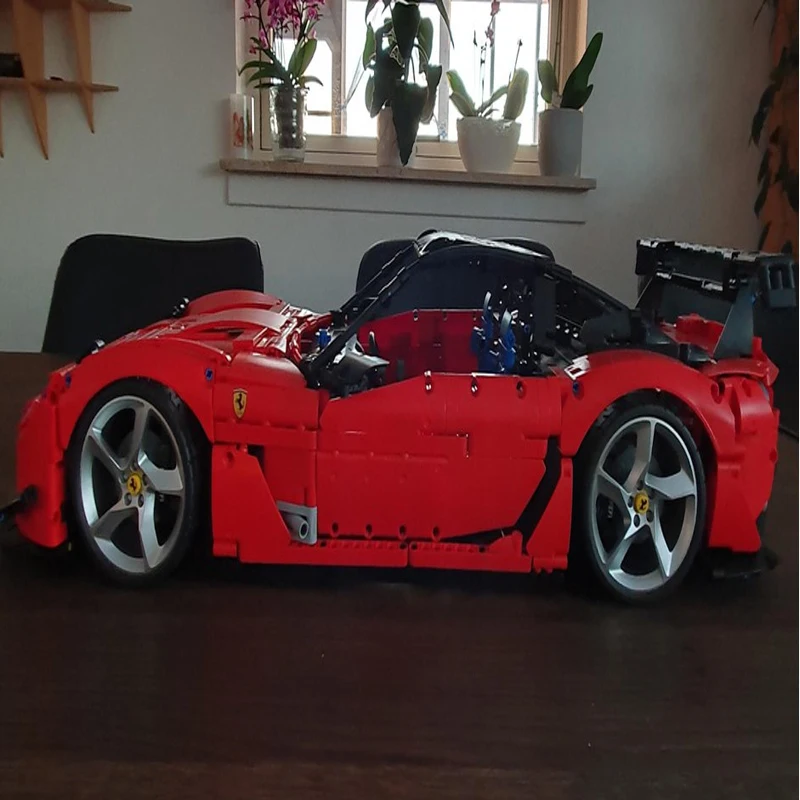 MOC-184900 Challenger 599XX Evo Hypercar, modelo de coche de carreras, bloques de construcción, juguete de montaje, regalos de cumpleaños para niños