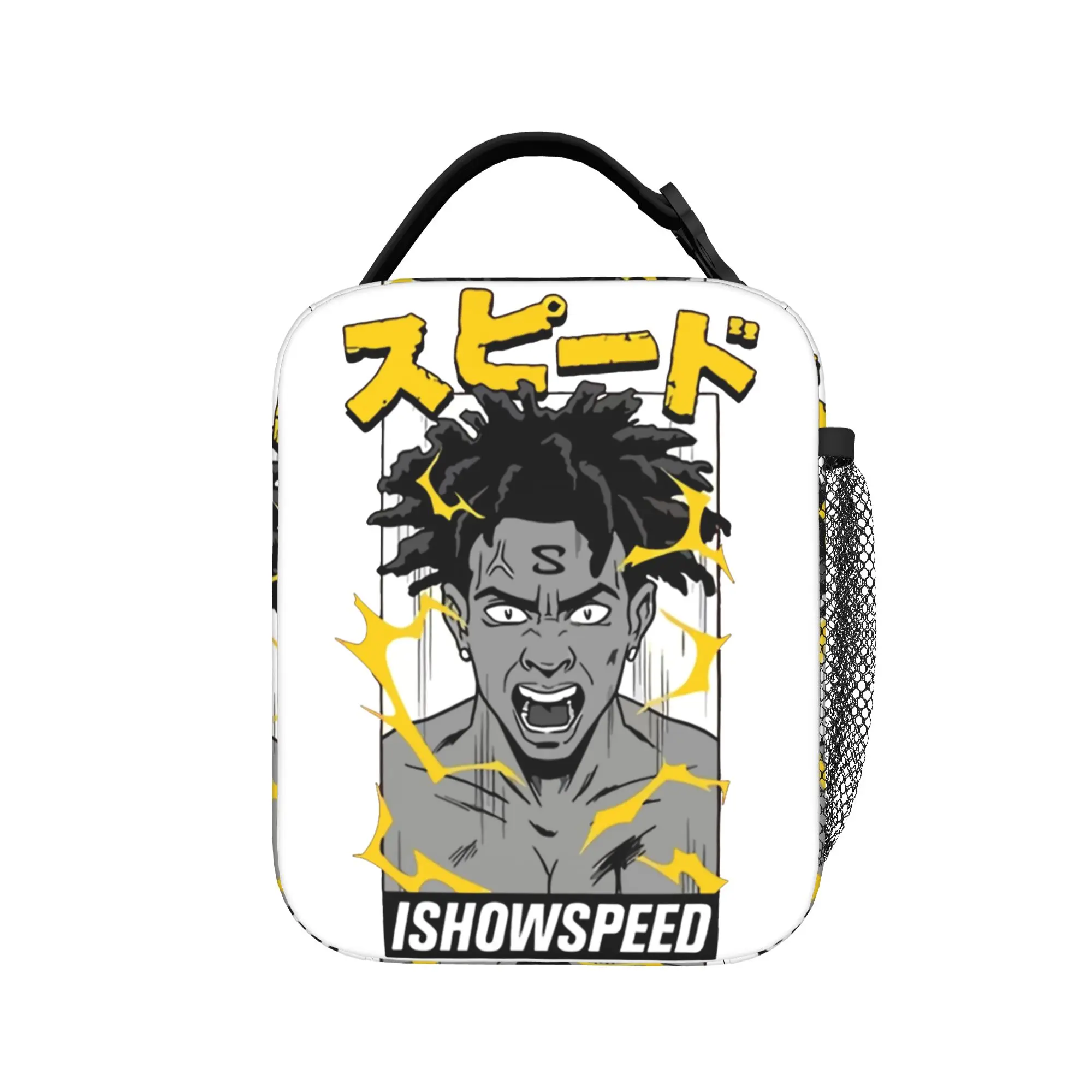 Ishowspeed Rage Insulated Lunch Bags Large  Lunch Container Cooler Bag Tote Lunch Box Beach  Picnic Men Women